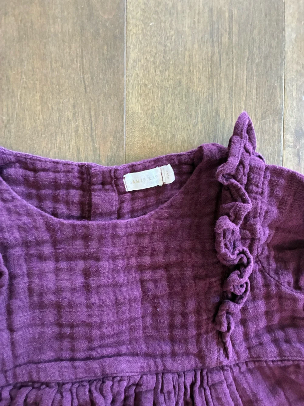 Jamie Kay Dress Purple Gauze